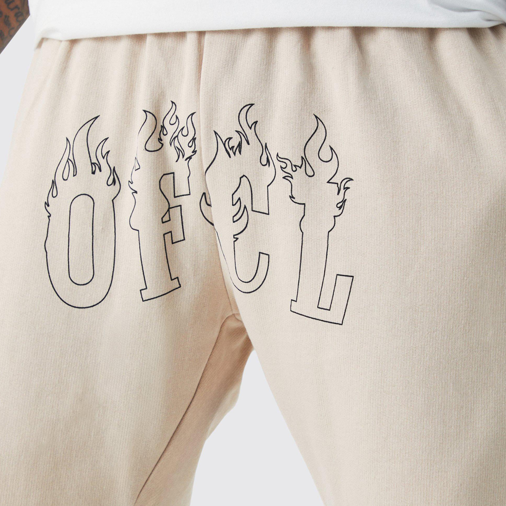 Plus Loose Fit Ofcl Flame Short In Sand